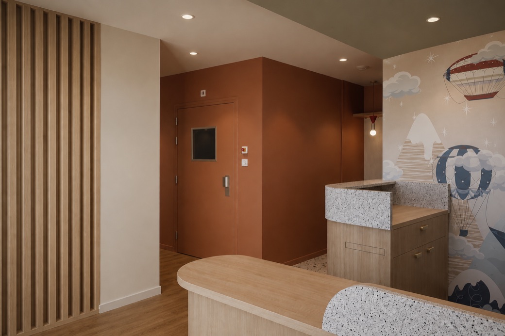 Porte plombée DSX pour salle de radiologie