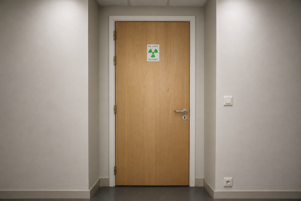 Porte plombée de radioprotection